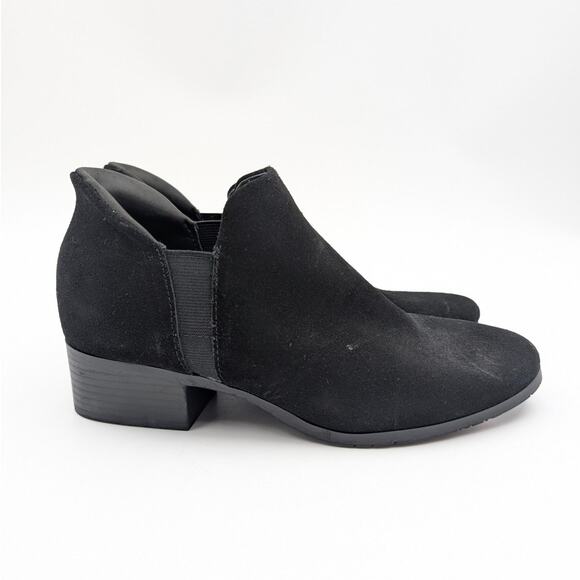 Kenneth Cole Reaction Side EZ On Block Heel Booties Black Women's Size US6.5M - Picture 3 of 11